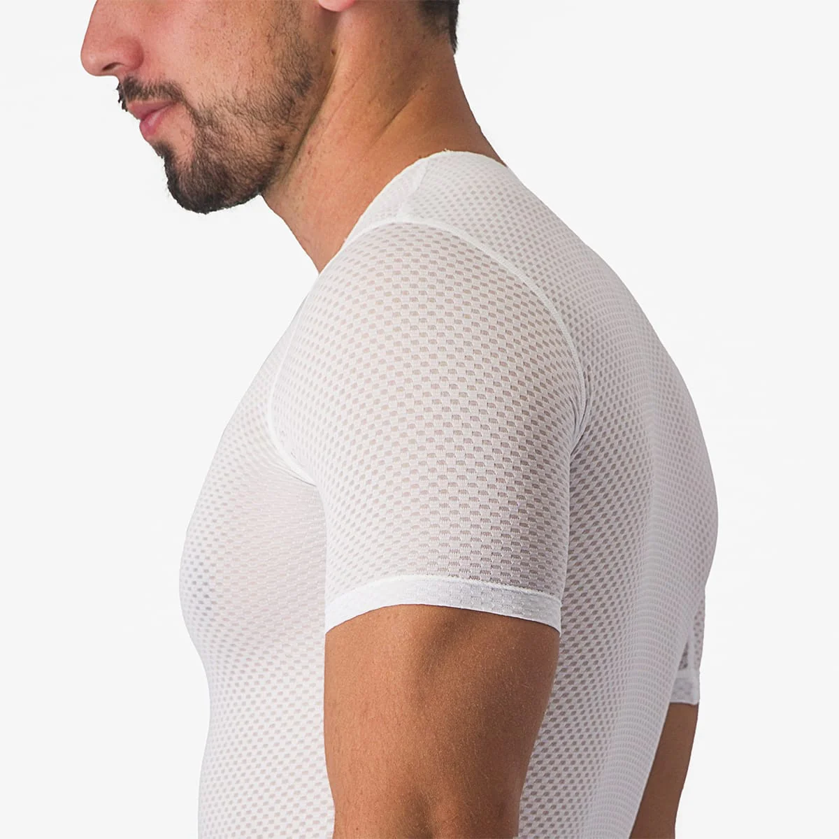 CASTELLI PRO MESH 2.0 Bielizna z krótkim rękawem Biały - Image 4