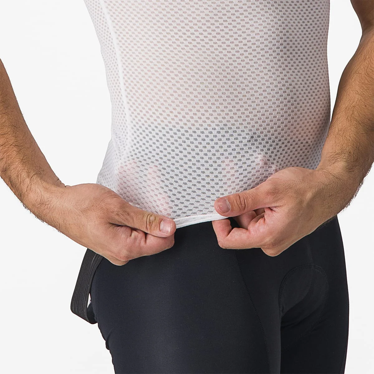 CASTELLI PRO MESH 2.0 Bielizna z krótkim rękawem Biały - Image 5