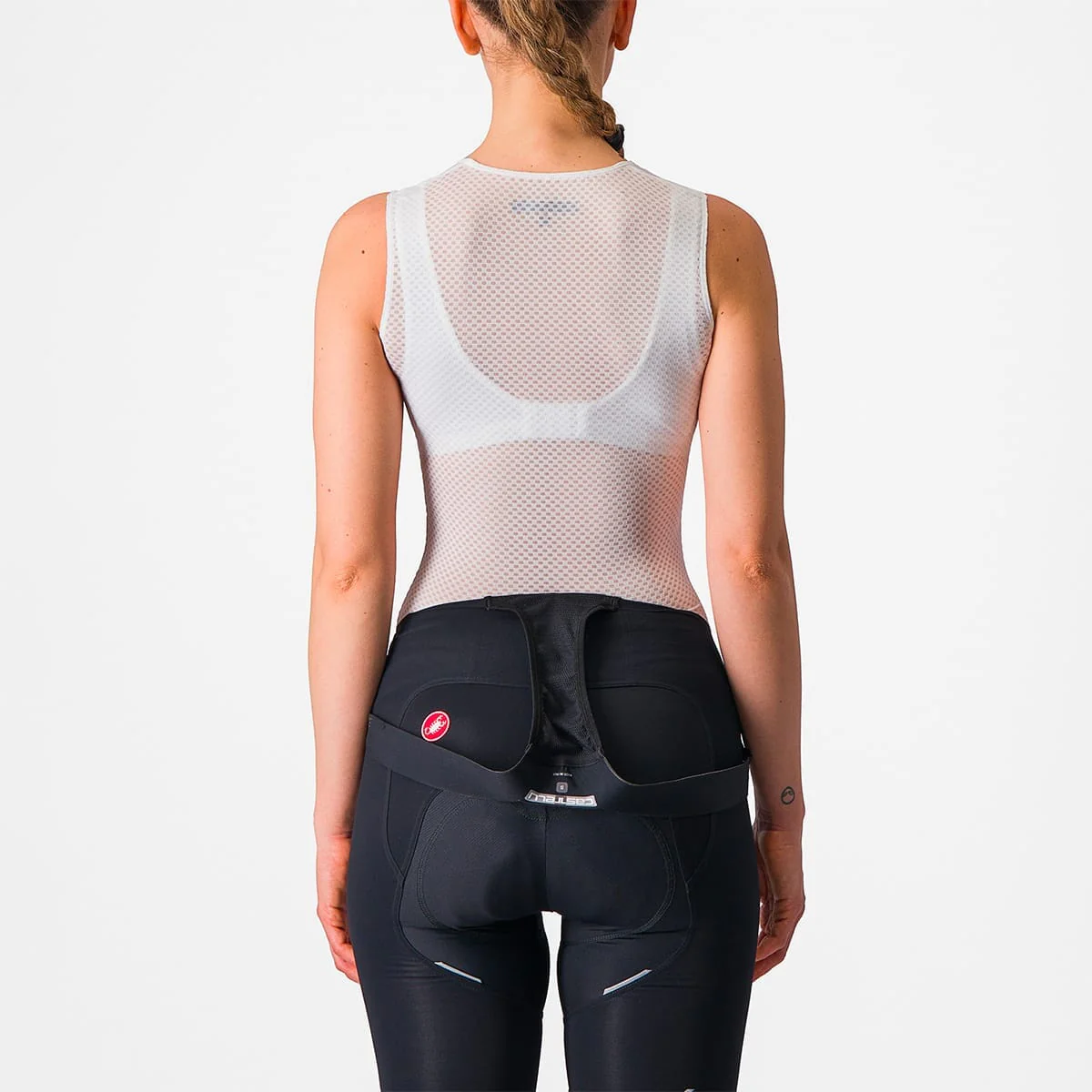 CASTELLI PRO MESH Bielizna damska bez rękawów biały - Image 2