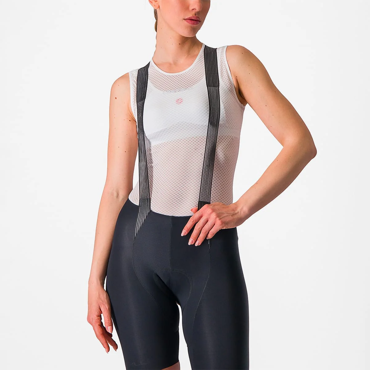 CASTELLI PRO MESH Bielizna damska bez rękawów biały - Image 3