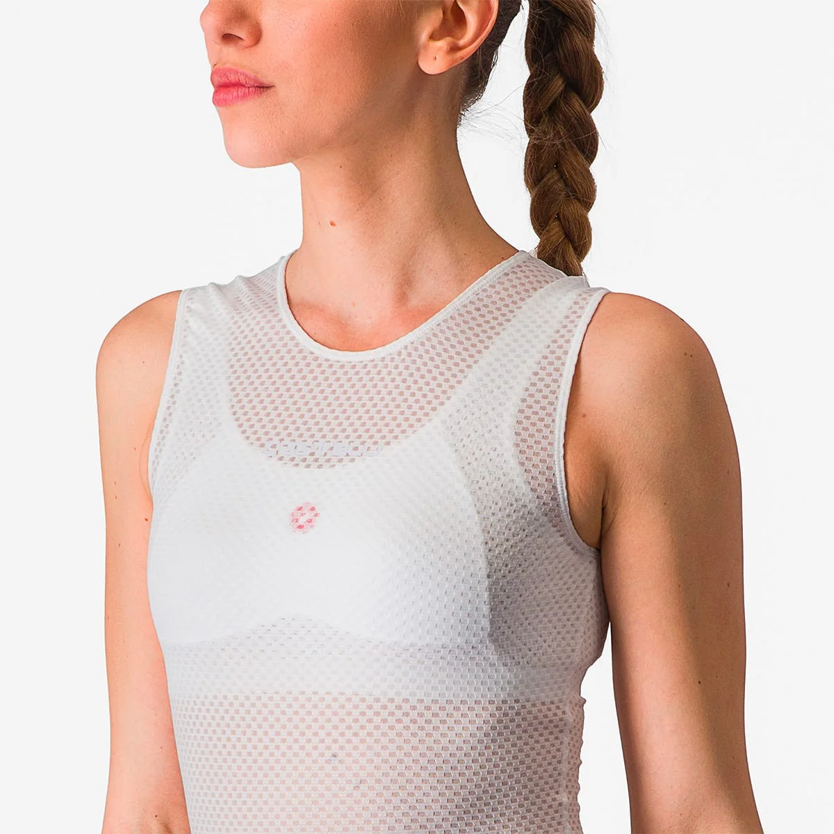CASTELLI PRO MESH Bielizna damska bez rękawów biały - Image 5