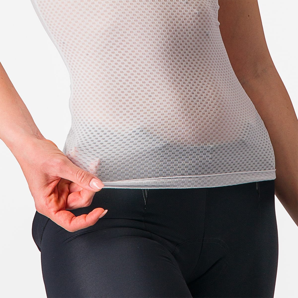 CASTELLI PRO MESH Bielizna damska bez rękawów biały - Image 6