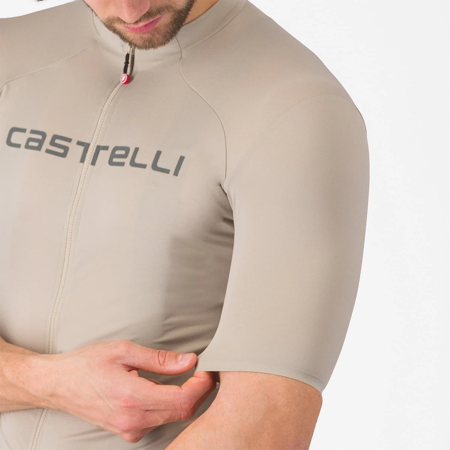 CASTELLI PROLOGO LITE Jersey z krótkim rękawem beżowy - Image 4