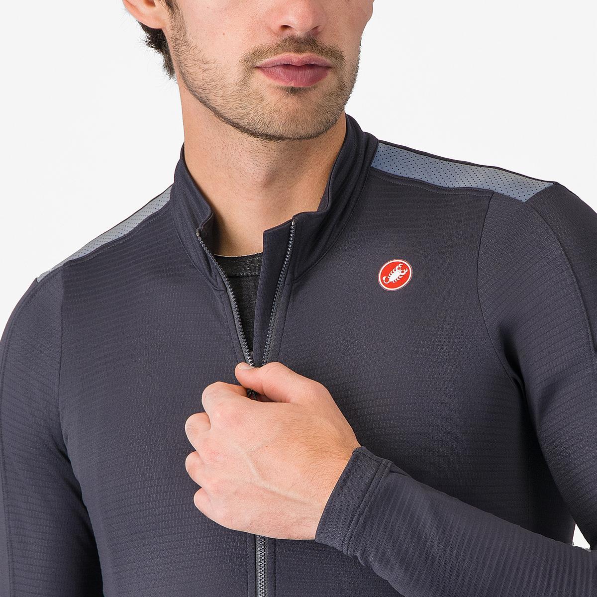 CASTELLI PURO 4 Jersey z długim rękawem ciemnoszary - Image 3