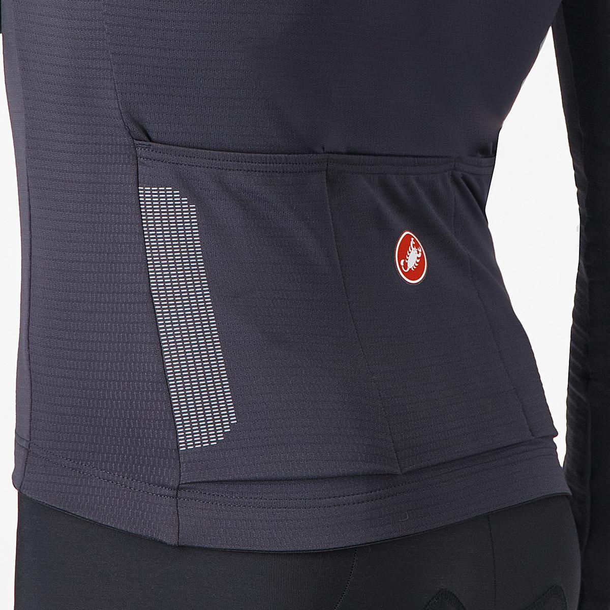 CASTELLI PURO 4 Jersey z długim rękawem ciemnoszary - Image 4