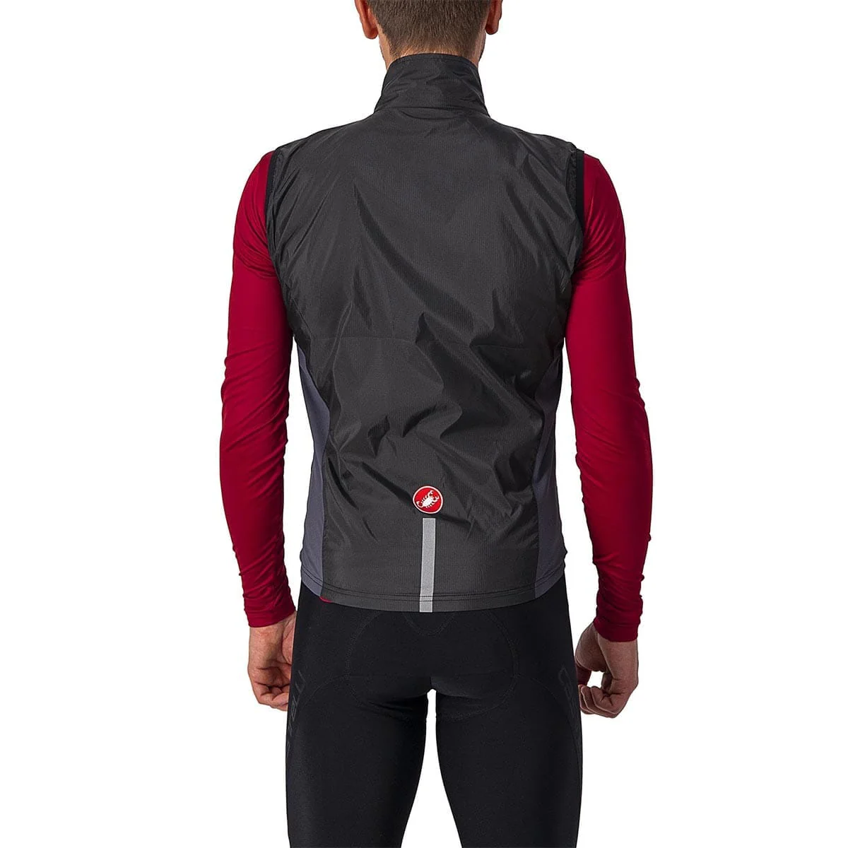 CASTELLI SQUADRA STRETCH Kurtka bez rękawów czarny/szary - Image 2