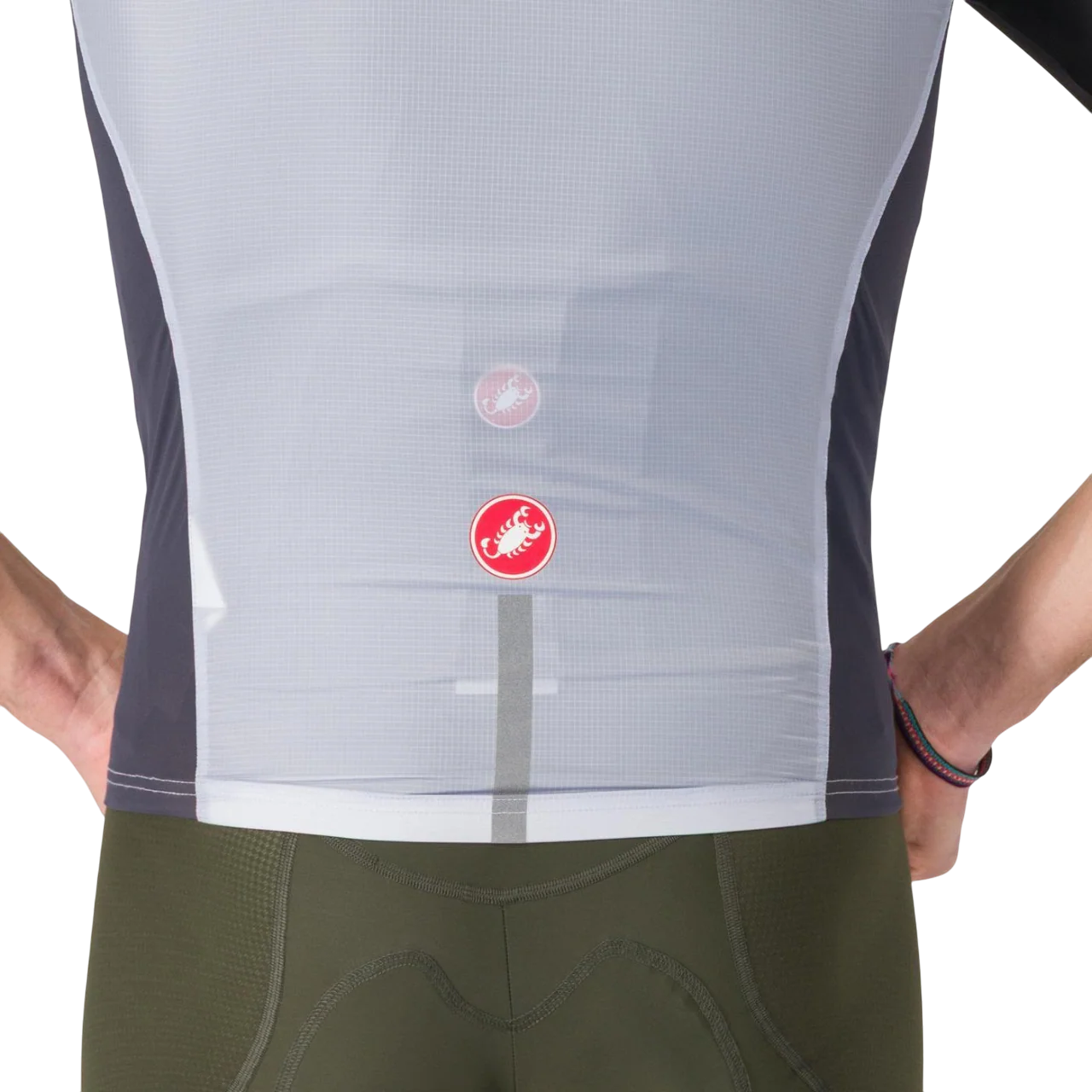 CASTELLI SQUADRA STRETCH Kurtka bez rękawów szara - Image 6