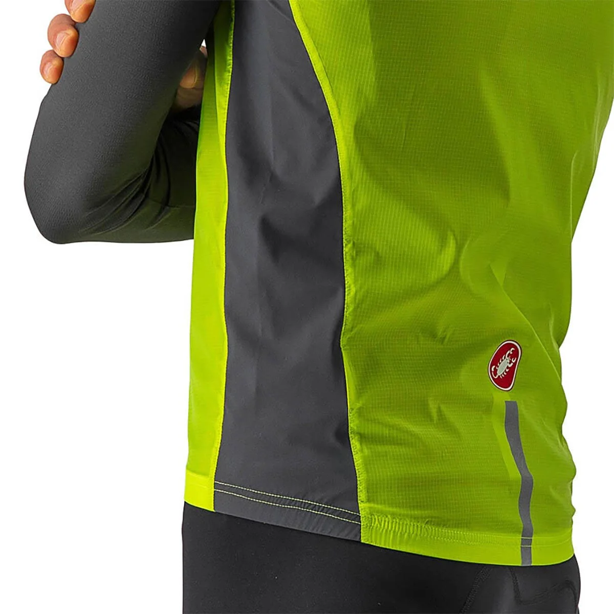 CASTELLI SQUADRA STRETCH Kurtka bez rękawów żółty/szary - Image 3