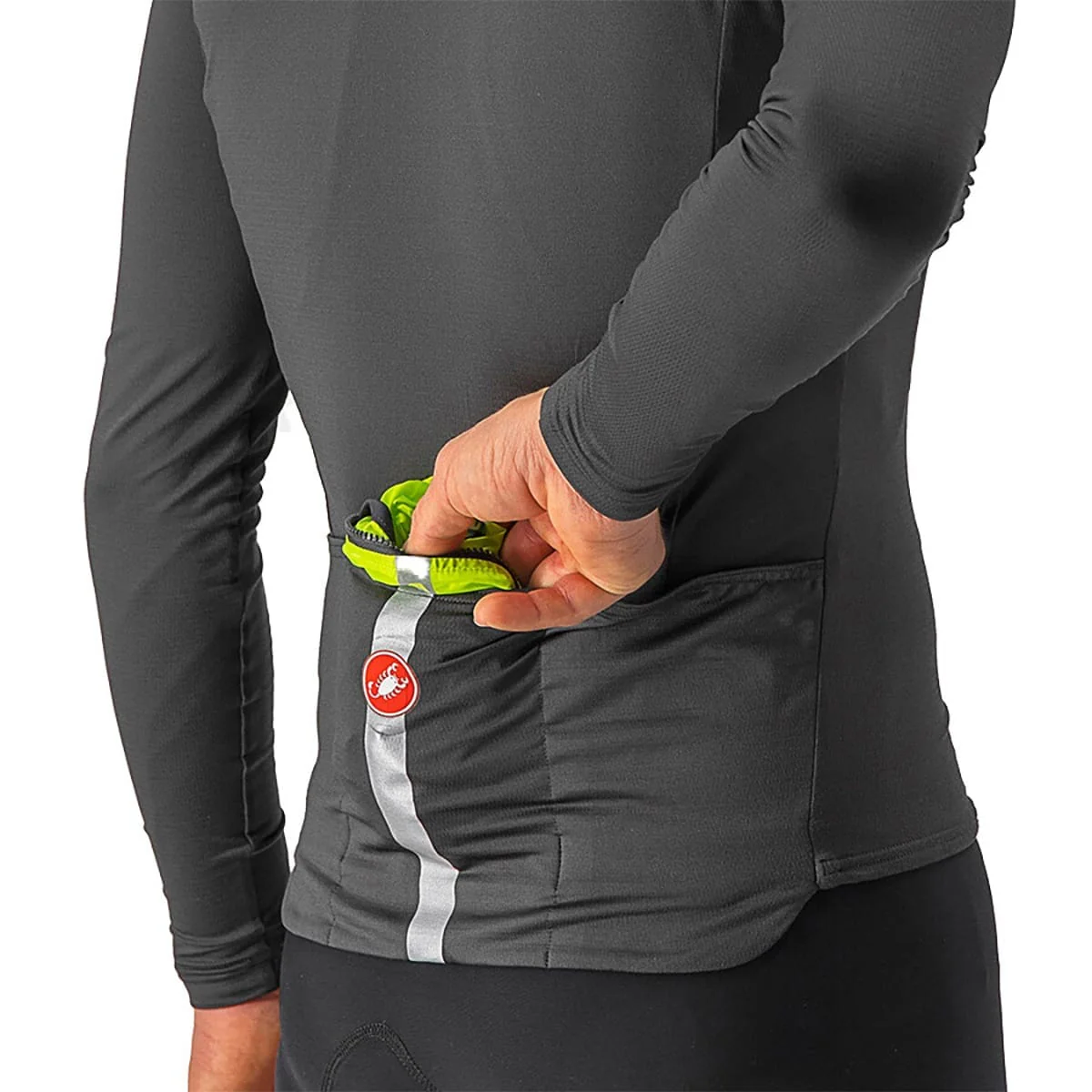 CASTELLI SQUADRA STRETCH Kurtka bez rękawów żółty/szary - Image 5