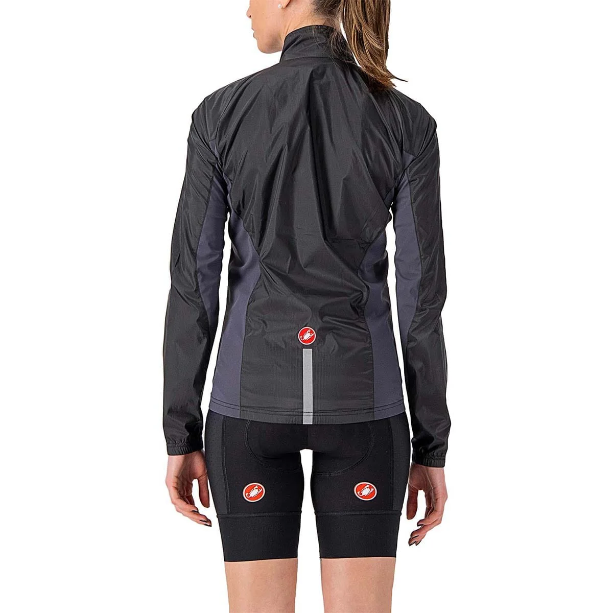 CASTELLI SQUADRA STRETCH Kurtka damska czarny/szary - Image 3