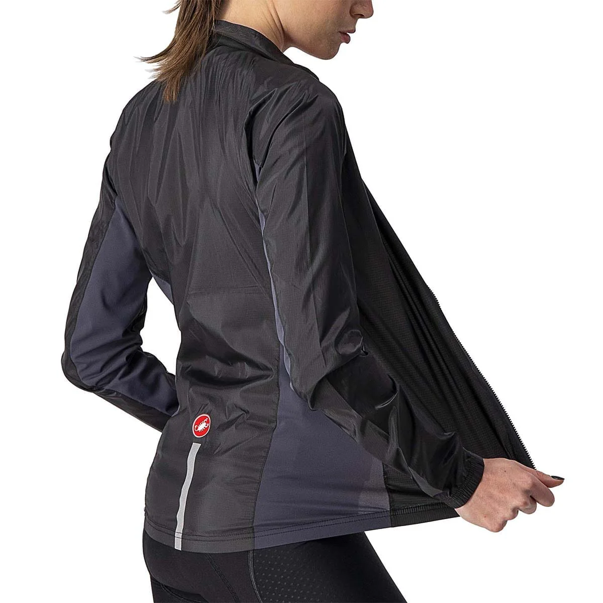 CASTELLI SQUADRA STRETCH Kurtka damska czarny/szary - Image 4