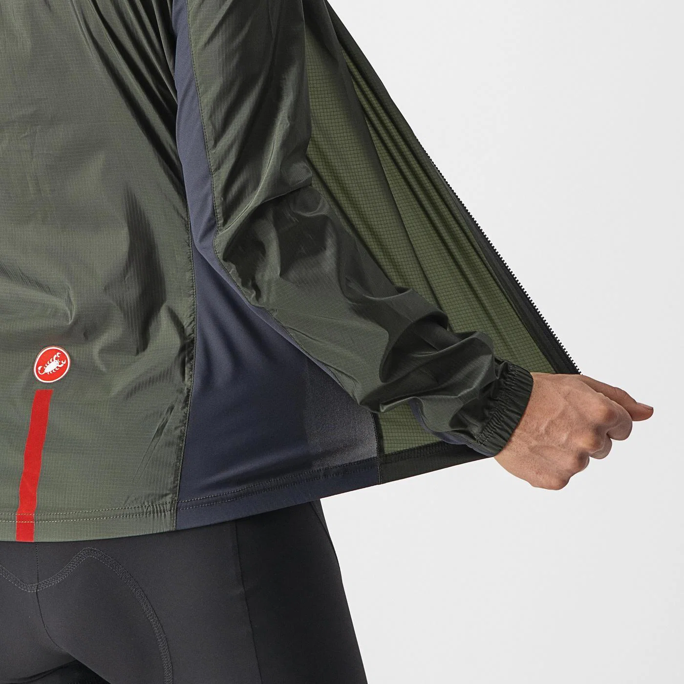 CASTELLI SQUADRA STRETCH Kurtka damska Khaki - Image 3