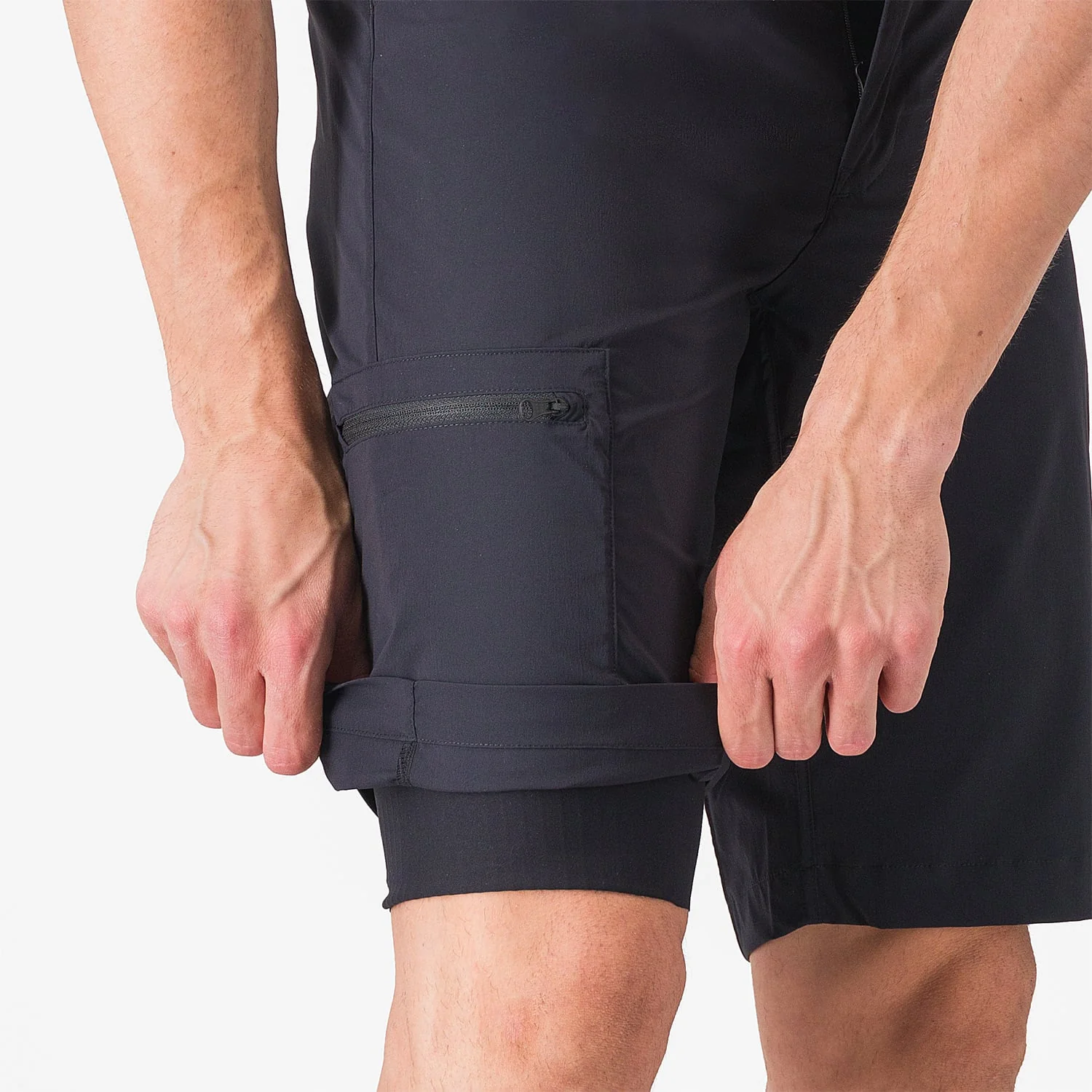 CASTELLI UNLIMITED ADVENTURE BAGGY Szorty czarny - Image 6