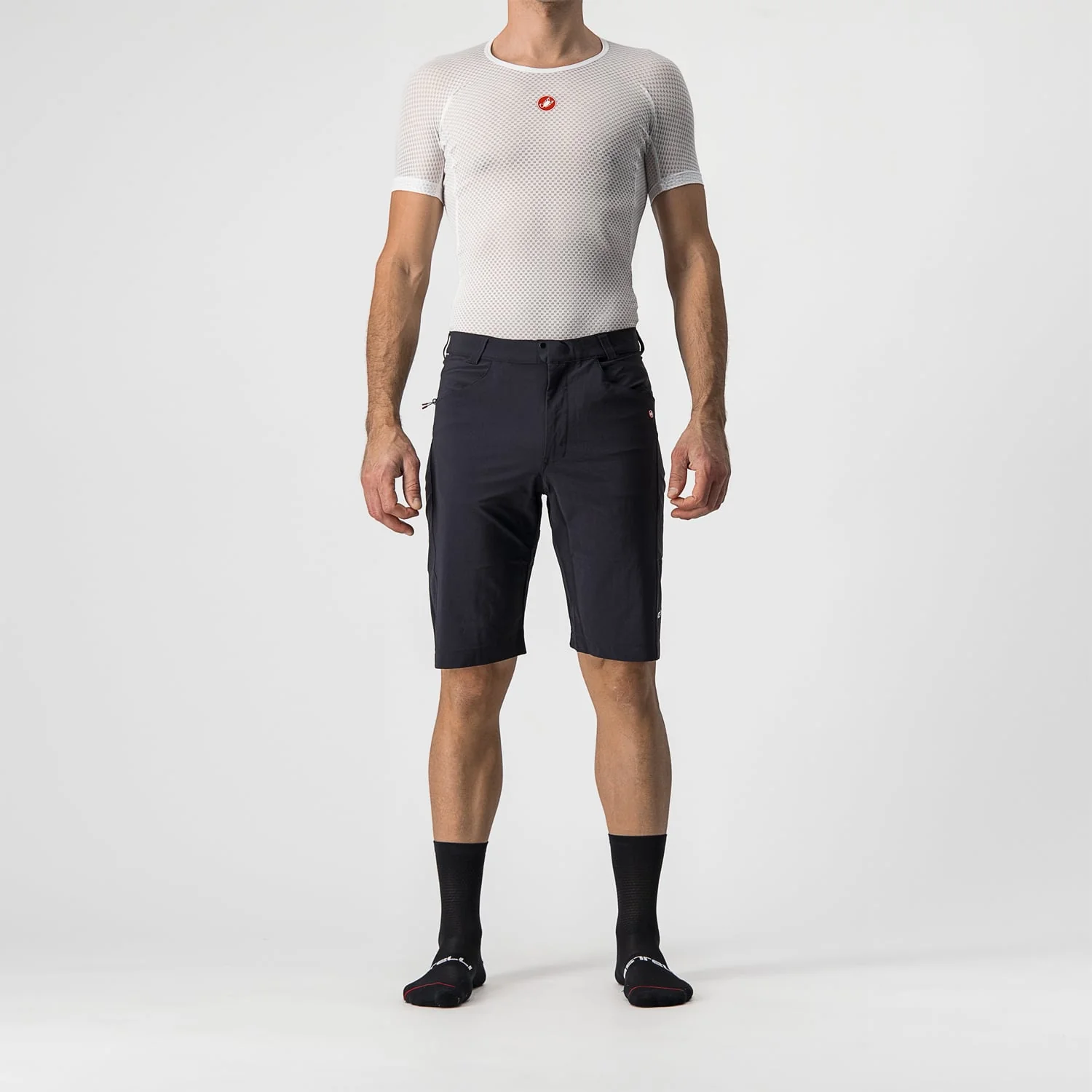 CASTELLI UNLIMITED BAGGY Szorty czarny