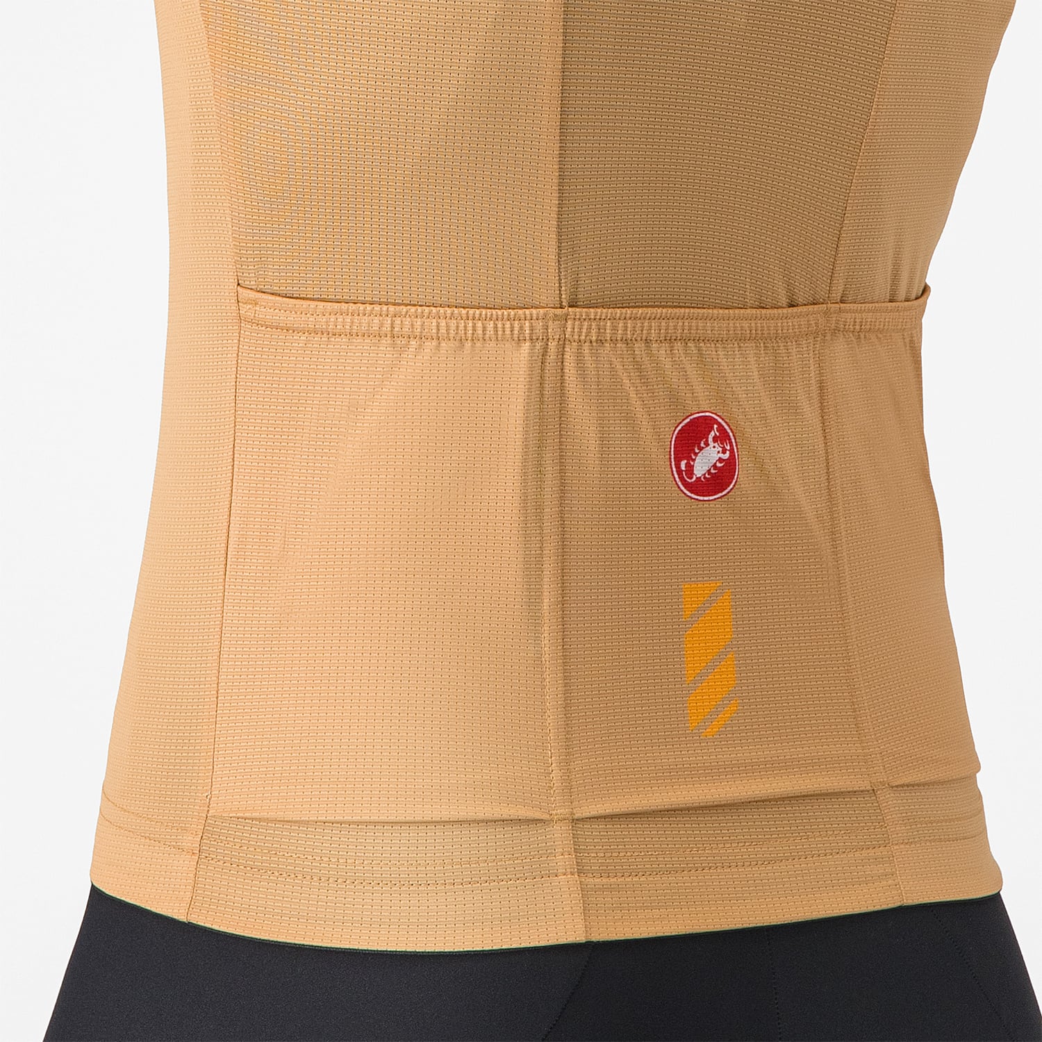 CASTELLI UNLIMITED Bluza damska z krótkim rękawem brązowa - Image 5