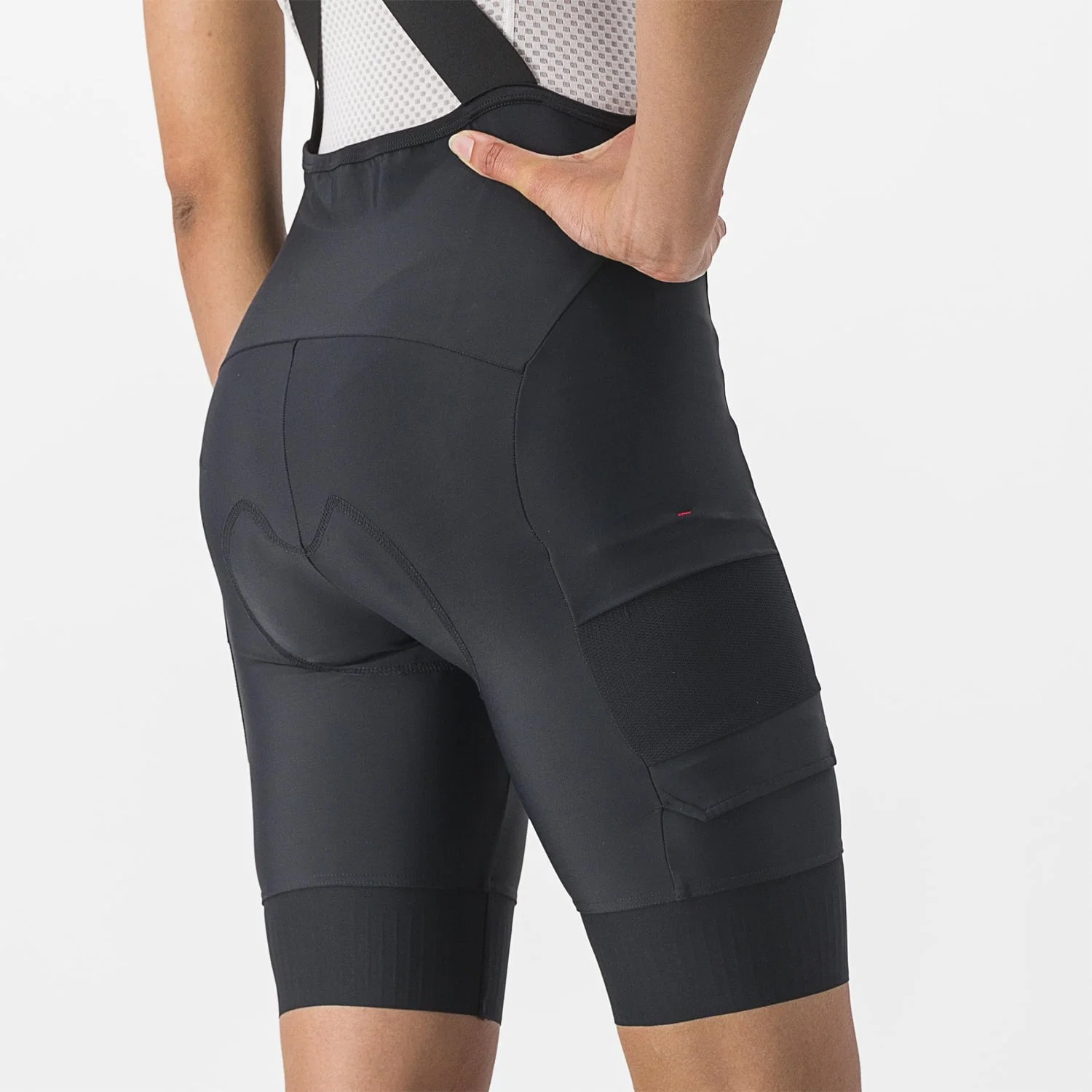 CASTELLI UNLIMITED CARGO krótkie rajstopy damskie czarne - Image 5