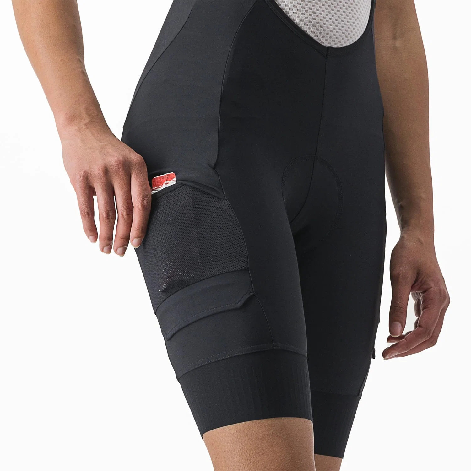 CASTELLI UNLIMITED CARGO krótkie rajstopy damskie czarne - Image 7