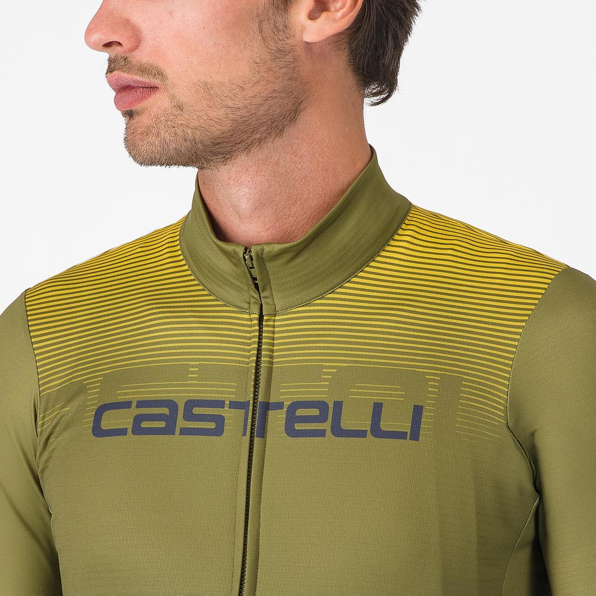 CASTELLLI APICE THERMAL Jersey z długim rękawem Blue/Mango Mojito - Image 3