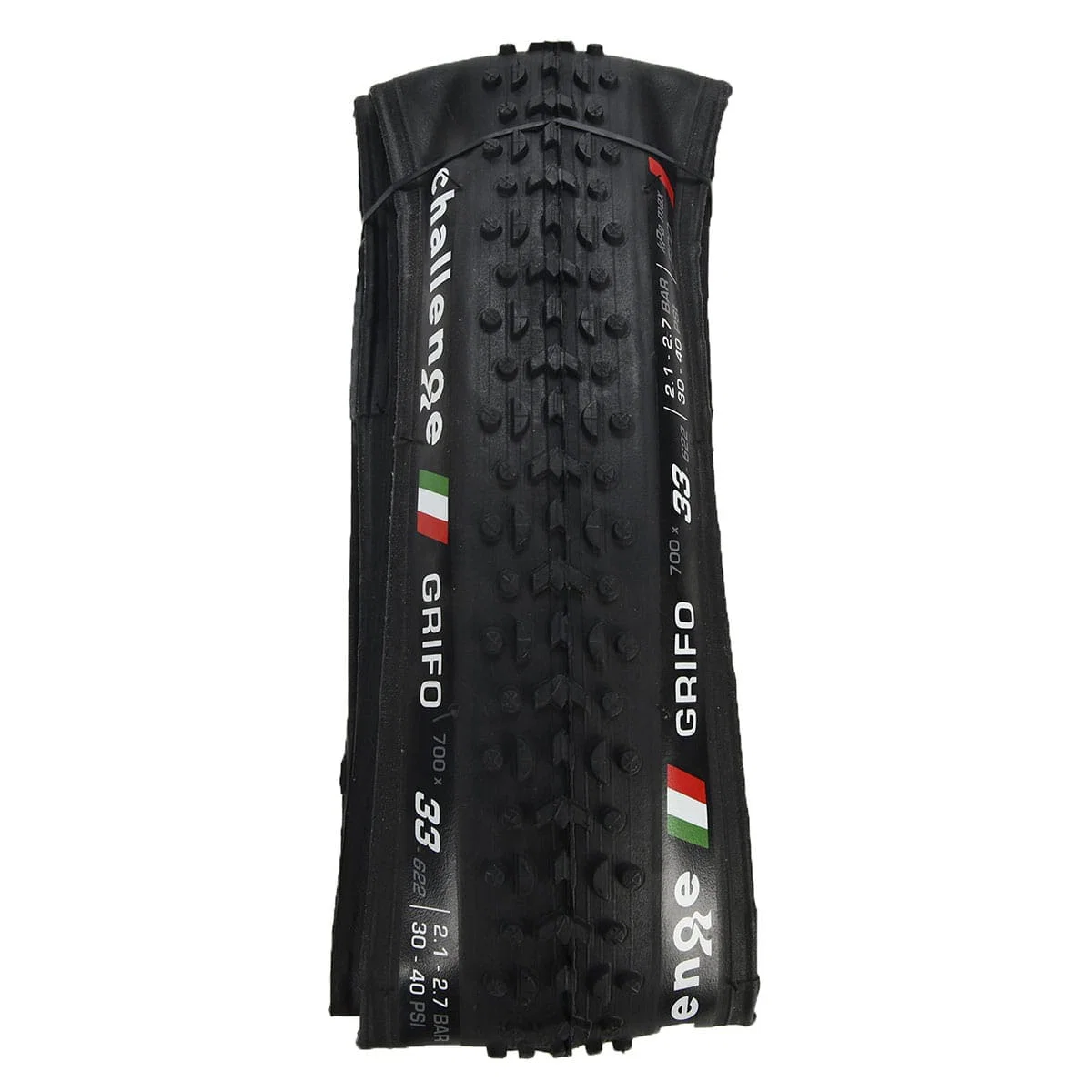 CHALLENGE GRIFO 700x33c opona dętkowa czarna - Image 2