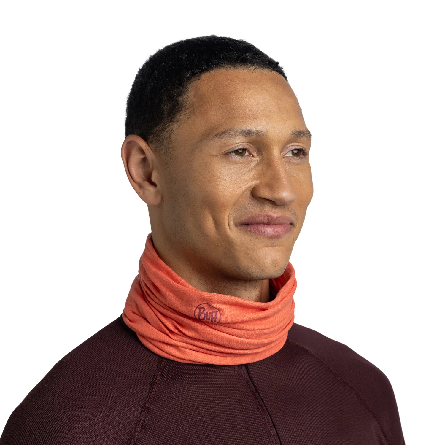 Pomarańczowy choker BUFF ORIGINAL ECOSTRETCH - Image 4