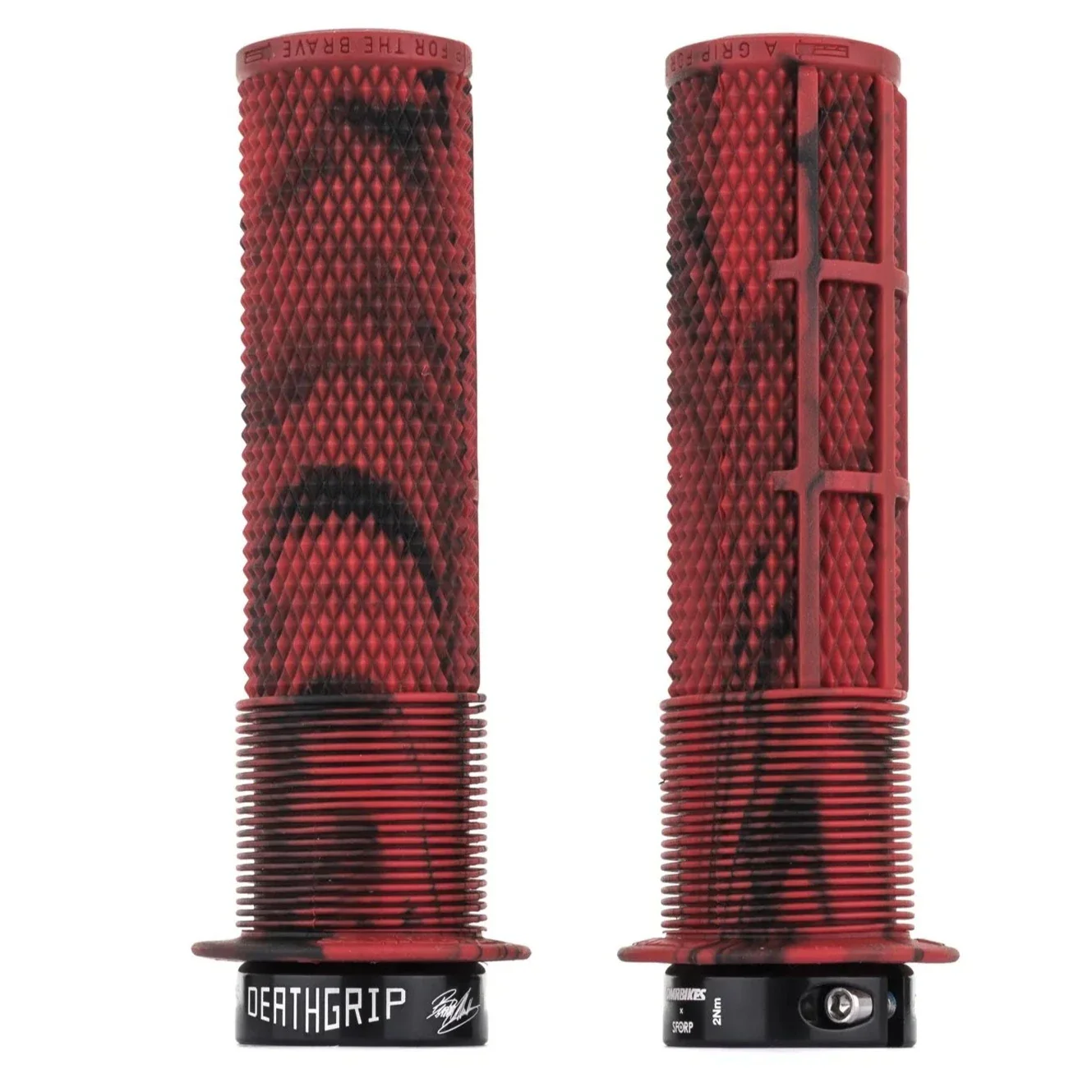 Chwyty DMR DEATHGRIP Flange Medium Lock-On Red/Camo