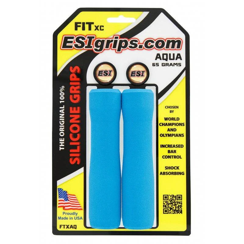 Chwyty ESI FIT XC (EXTRA CHUNKY/CHUNKY COMBO) 130 mm Niebieskie