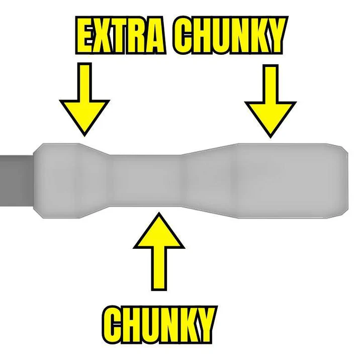 Chwyty ESI FIT XC (EXTRA CHUNKY/CHUNKY COMBO) 130 mm Niebieskie - Image 2