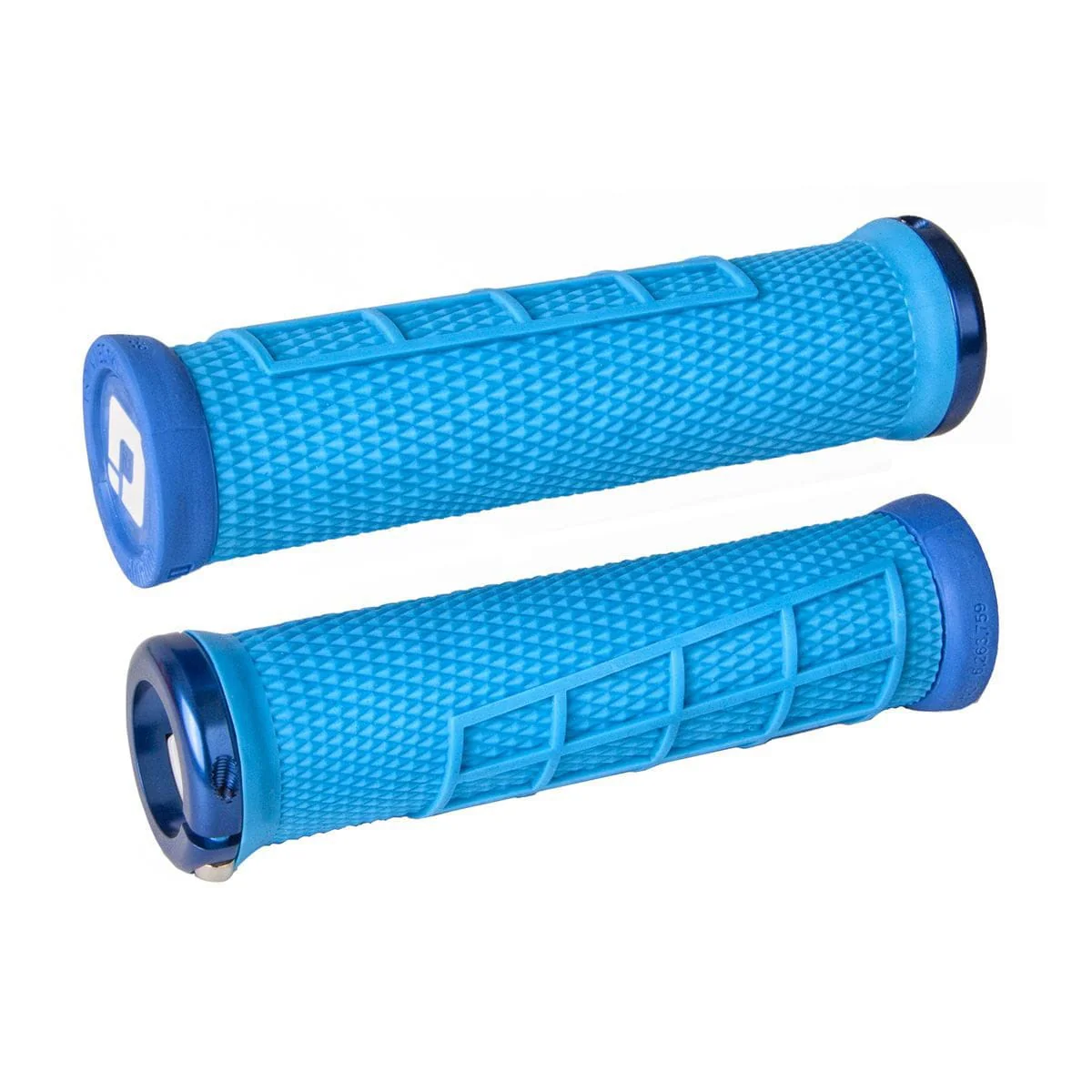 Chwyty ODI ELITE FLOW Lock-On 130 mm Niebieski