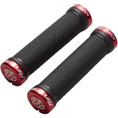 Uchwyty REVERSE Components R-SHOCK Lock-On czarny/czerwony