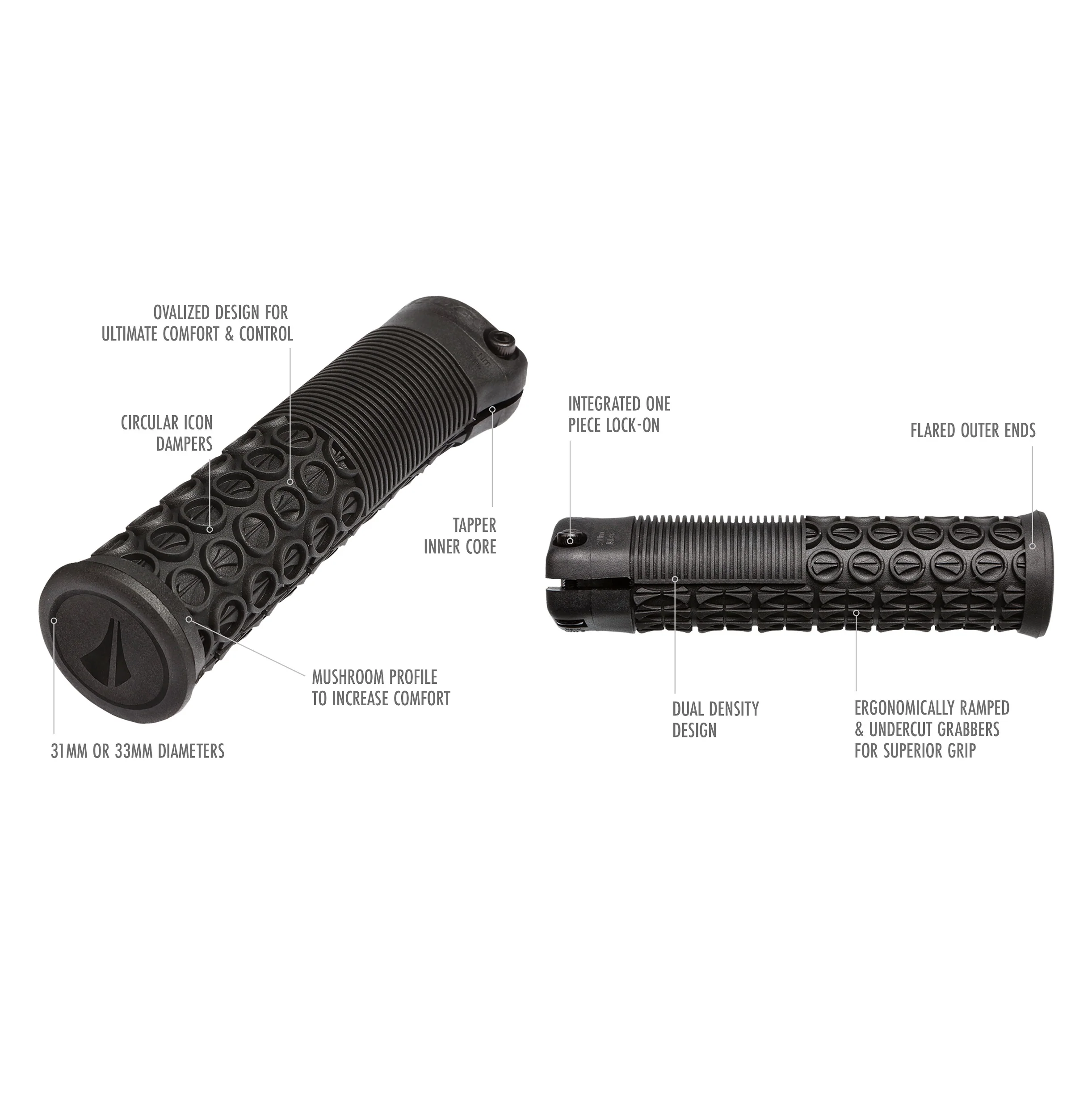 Chwyty SDG THRICE 136 mm brązowo-tanowe - Image 6