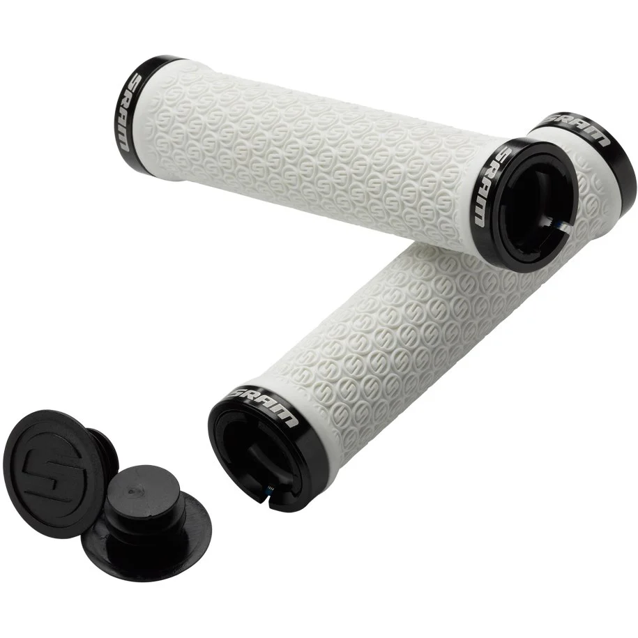Chwyty SRAM Lock-On 130 mm białe