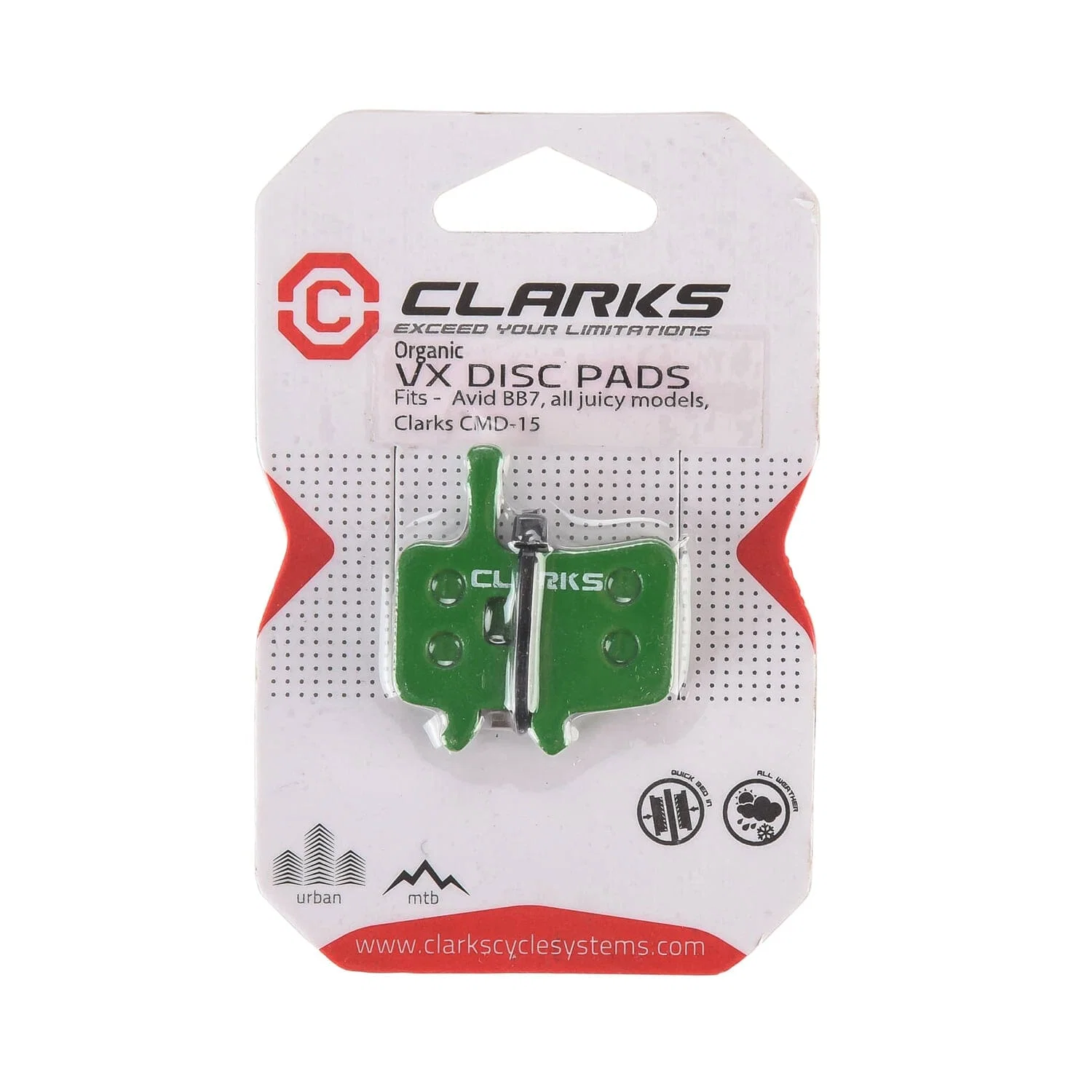 CLARKS Avid Juicy 3/5/7 Ultimate BB7 Promax Organic Pads - Image 2