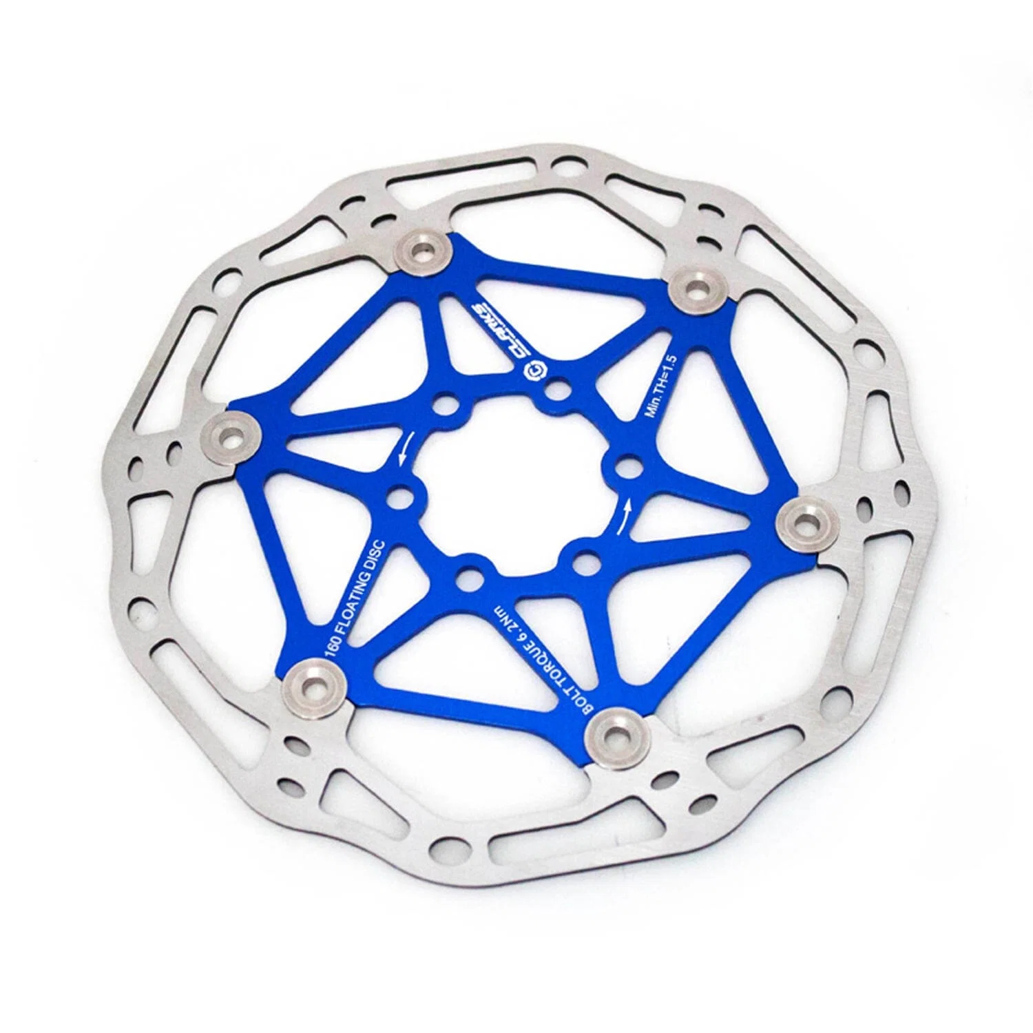CLARKS 6 Hole Floating Disc Blue