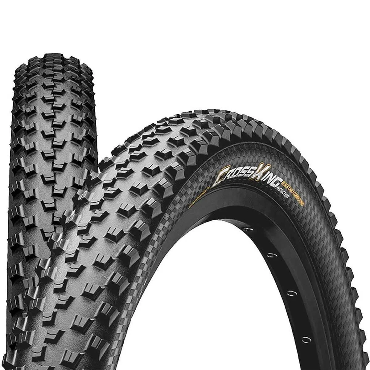 CONTINENTAL CROSS KING 27.5x2.80 ProTection Tubeless Ready Miękka opona w kolorze czarnym
