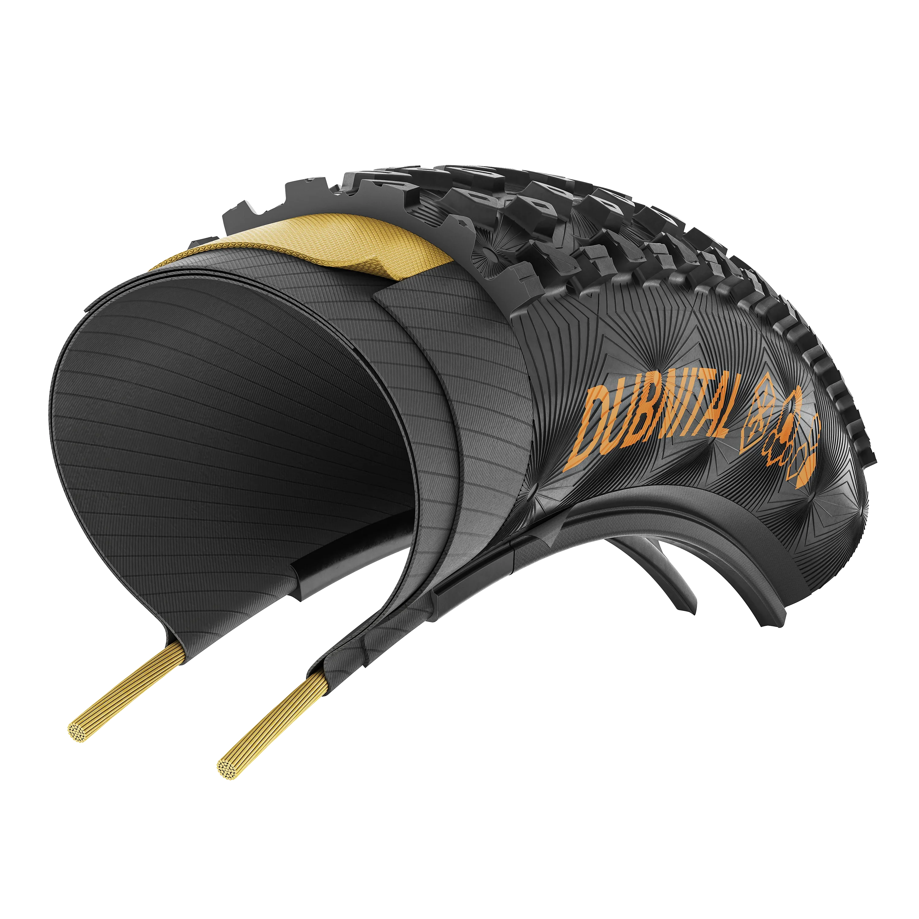 Opona CONTINENTAL DUBNITAL Race Rapid 29x2.40 Tubeless Ready Soft Brown - Image 3