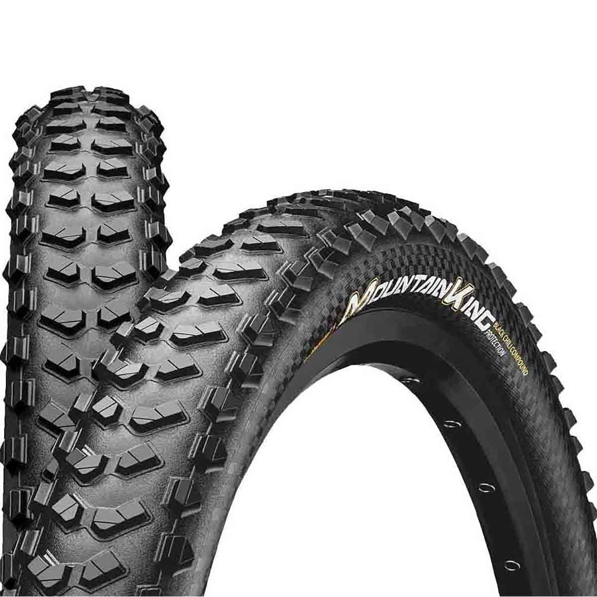 CONTINENTAL MOUNTAIN KING 26x2.30 ProTection Tubeless Ready Miękka opona w kolorze czarnym