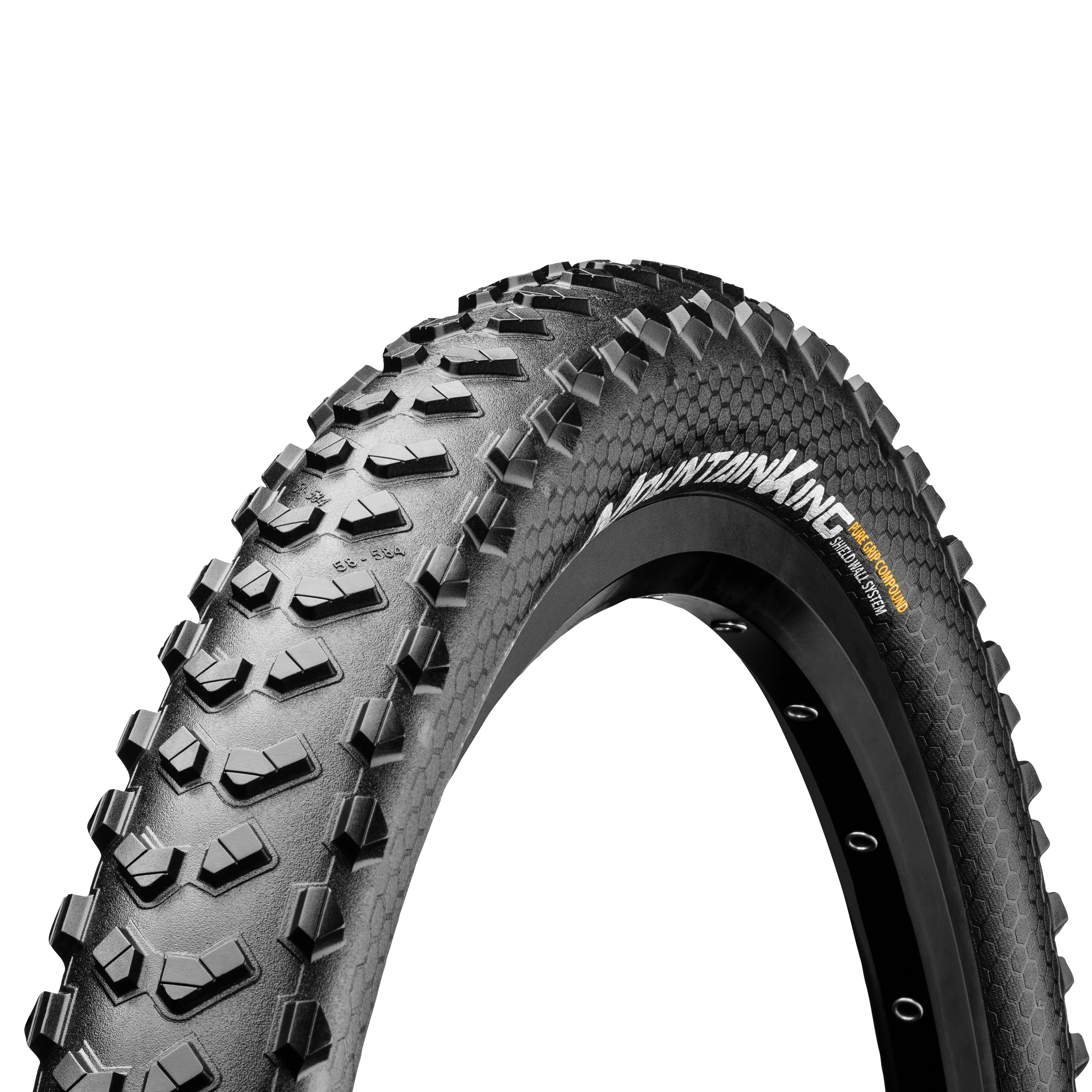 CONTINENTAL MOUNTAIN KING 29x2.30 ShieldWall Tubeless Ready Miękka opona w kolorze czarnym