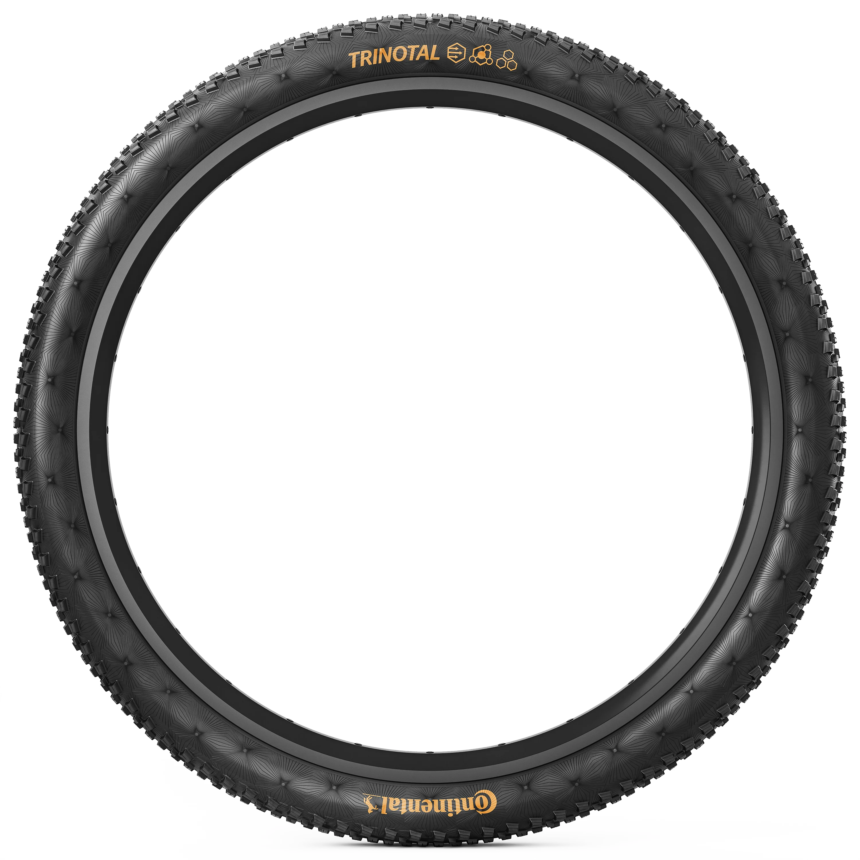 CONTINENTAL TRINOTAL Trail Rapid 29x2.40 Tubeless Ready Miękka czarna opona - Image 3