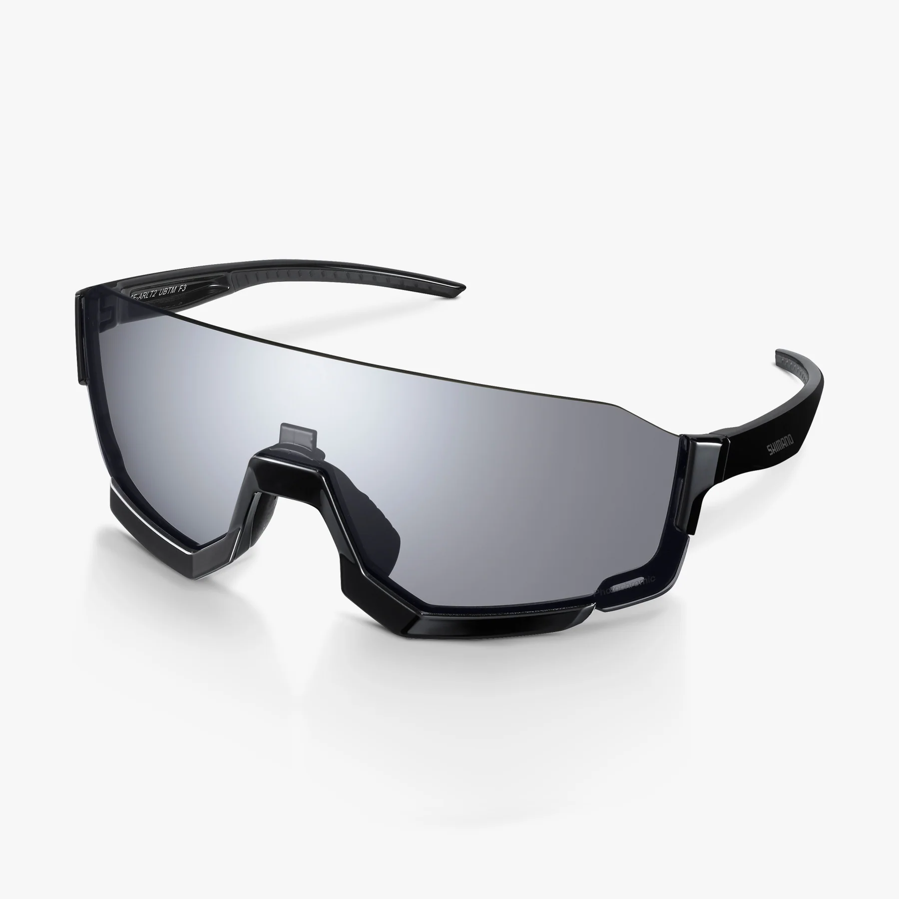 Czarne okulary SHIMANO AEROLITE CE-ARLT2 z szarymi soczewkami fotochromowymi
