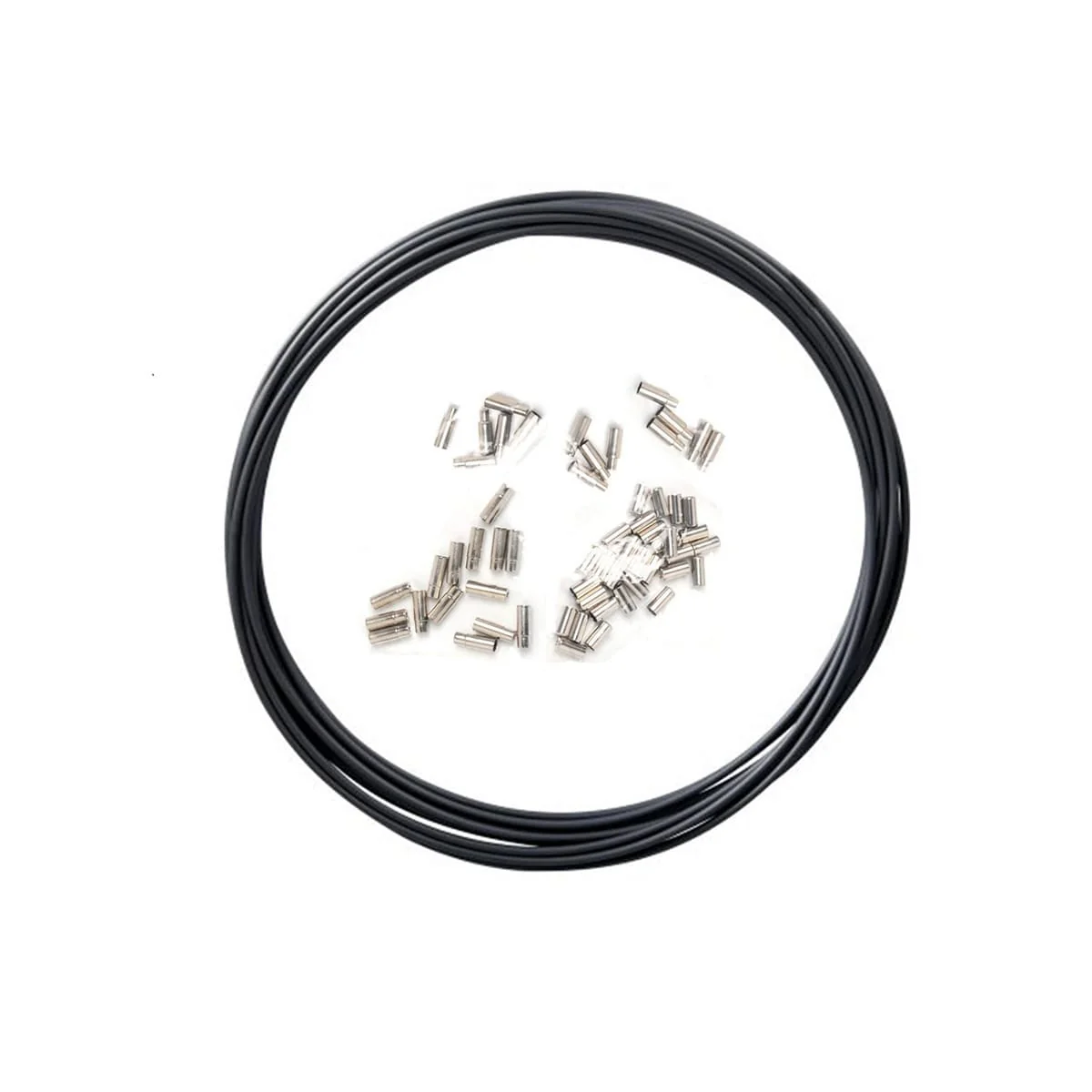 Czarny wąż przerzutki SHIMANO ze stoperami (rolka 8 m)