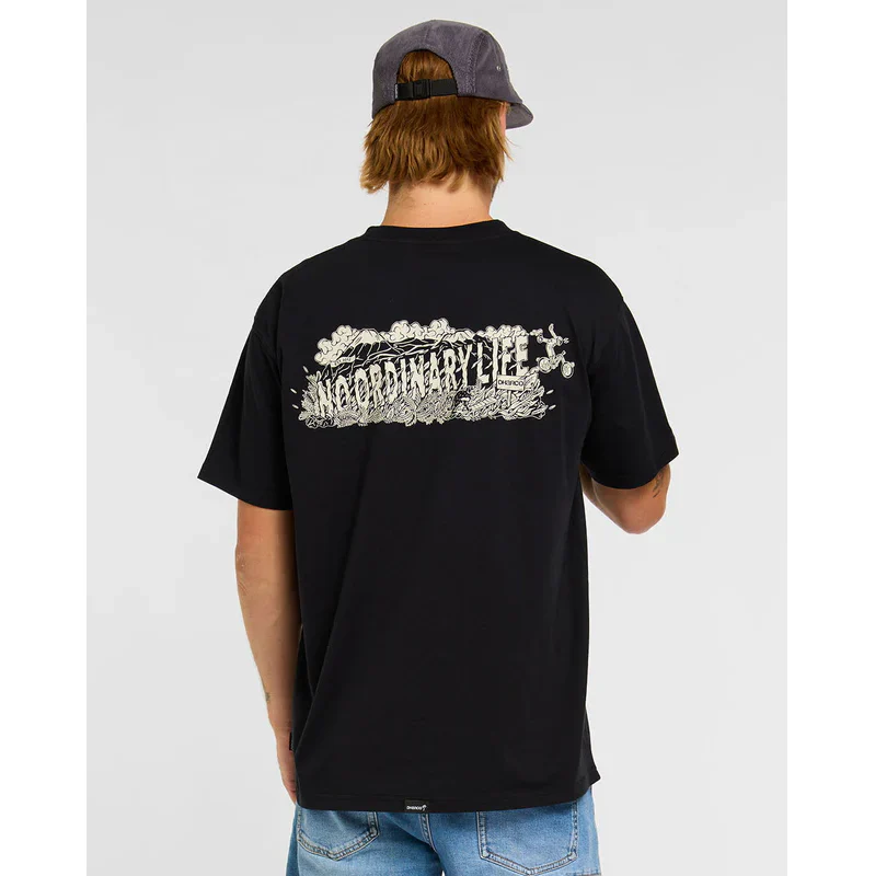 T-Shirt DHARCO COTTON KENTARO z krótkim rękawem, czarny - Image 2