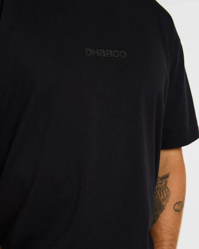 T-Shirt DHARCO COTTON KENTARO z krótkim rękawem, czarny - Image 6