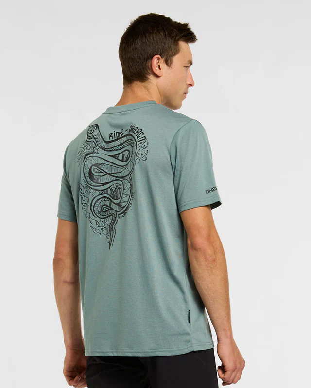 DHARCO TECH TEE ENVY Koszulka z krótkim rękawem Zielona - Image 3