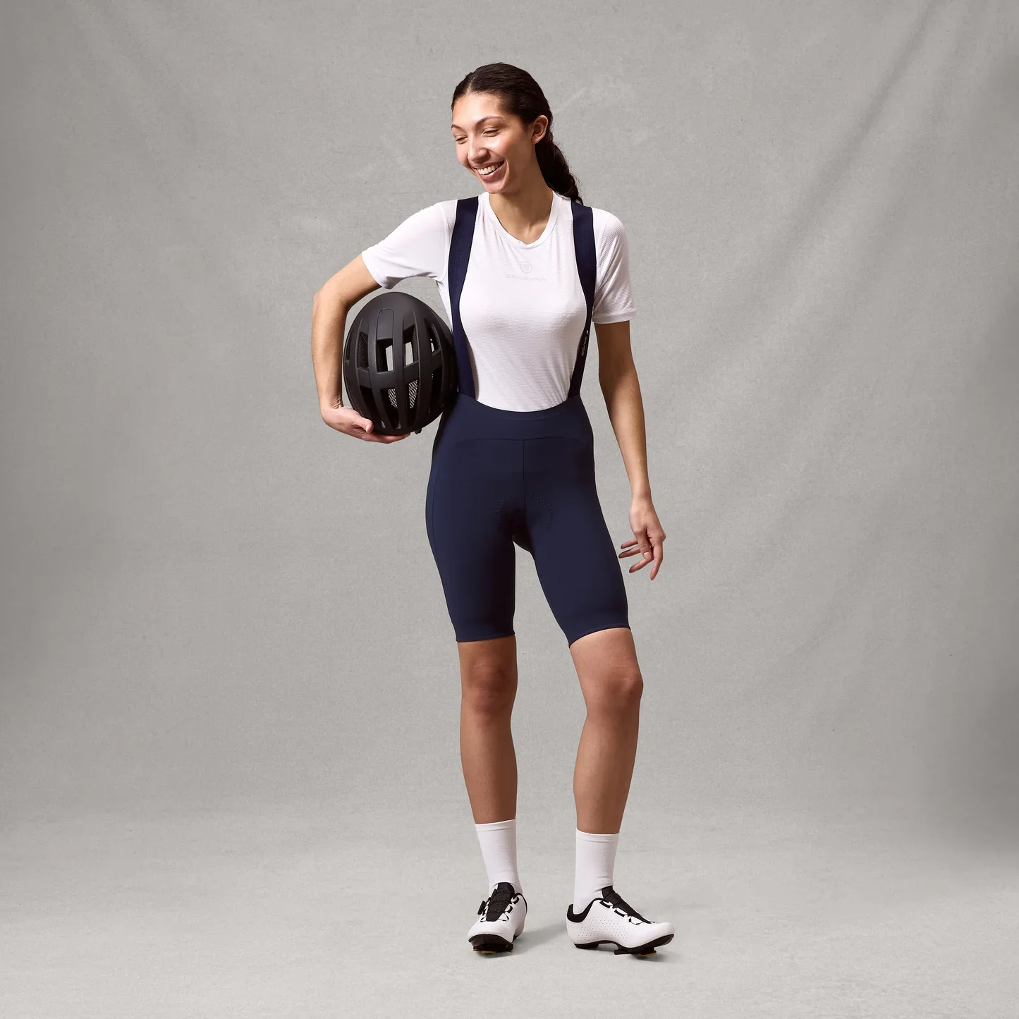 Damska koszulka ENDURA PRO SL POWER Bib Tight Blue - Image 3