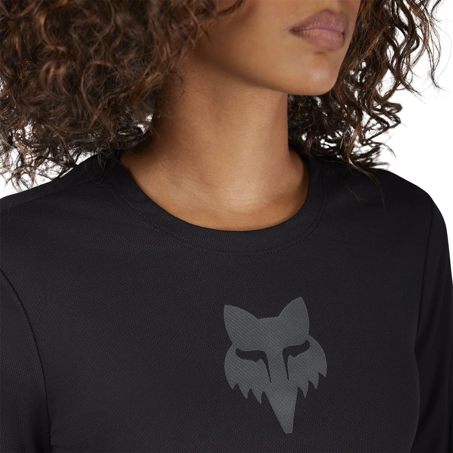 Damska koszulka FOX RANGER HEAD z długim rękawem, czarna - Image 5
