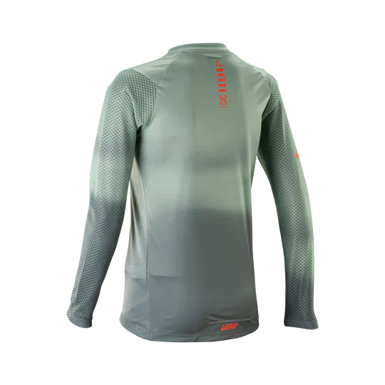 Damska koszulka LEATT MTB TRAIL 3.0 z długim rękawem, zielona - Image 2