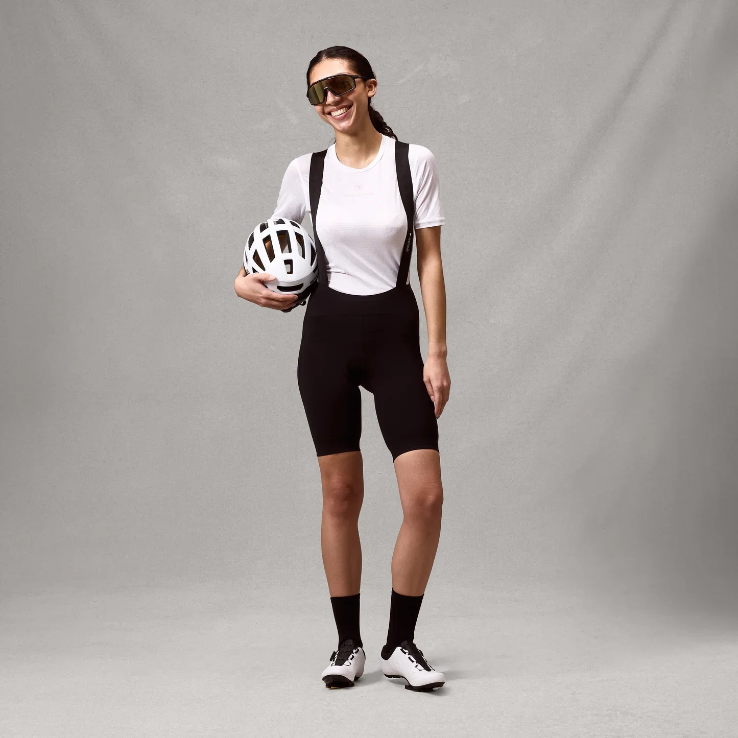 Damska koszulka termoaktywna ENDURA PRO SL POWER Bib Tight Black - Image 3