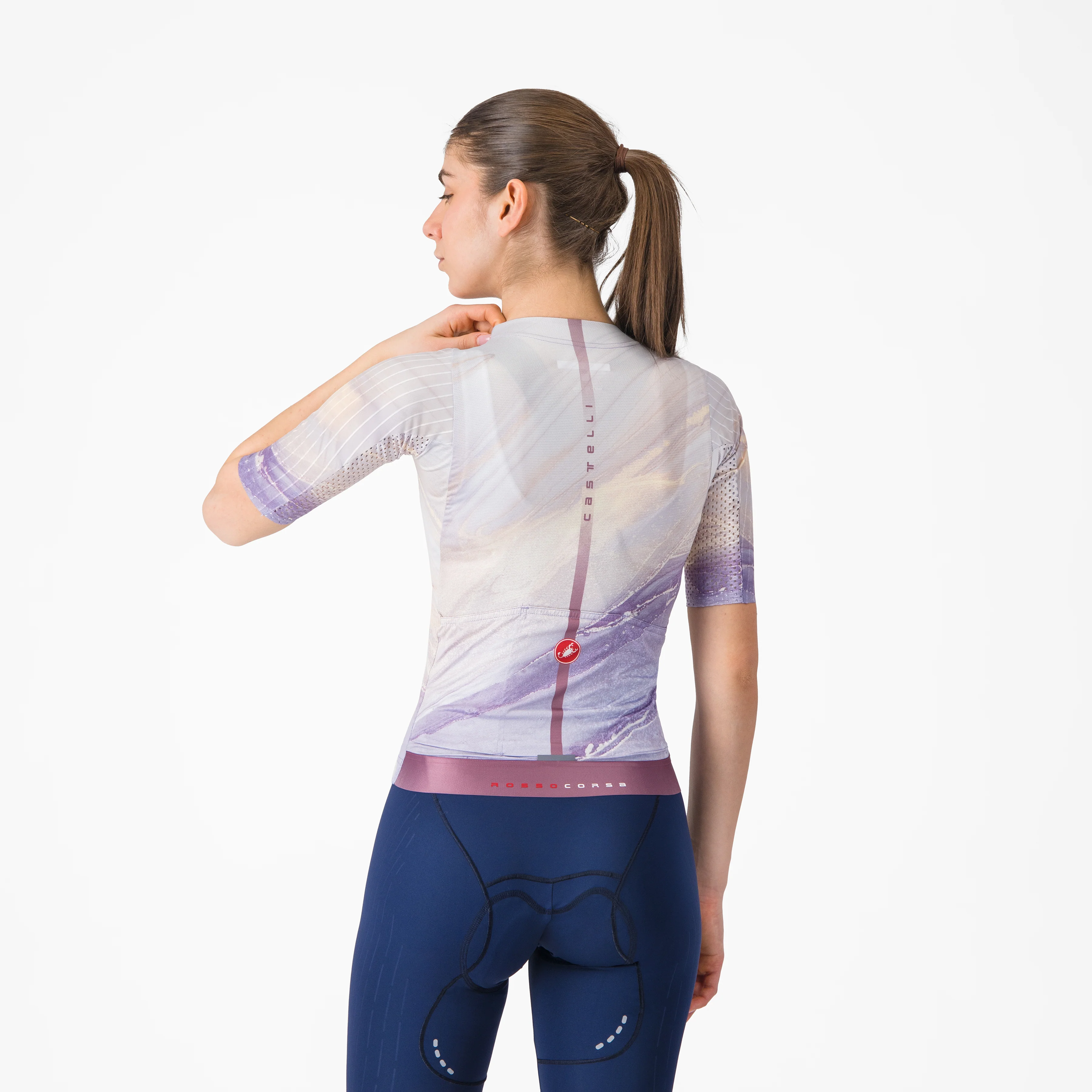 Damska koszulka z krótkim rękawem CASTELLI AERO PRO 8S Multicolour - Image 3