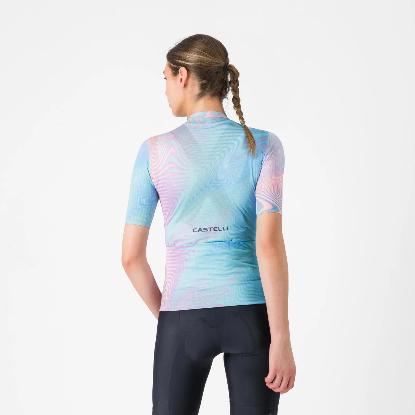CASTELLI COSMIC VORTEX Koszulka damska z krótkim rękawem niebieski/różowy - Image 2