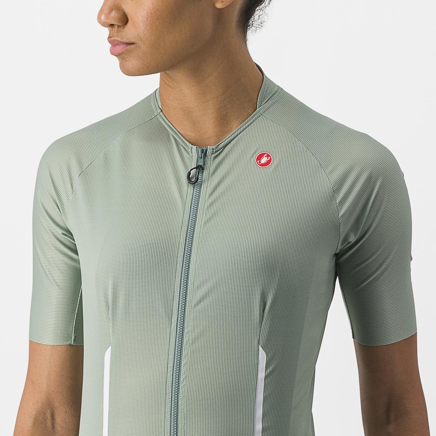 Damska koszulka z krótkim rękawem CASTELLI ENDURANCE W Green - Image 4